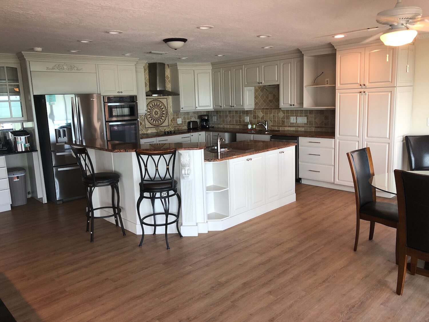 kitchen after cabinet painting in Lexington
