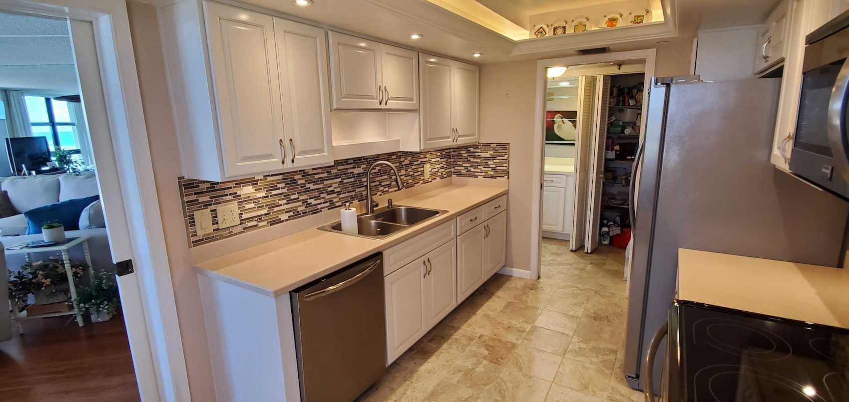 kitchen after cabinet painting in vero beach fl