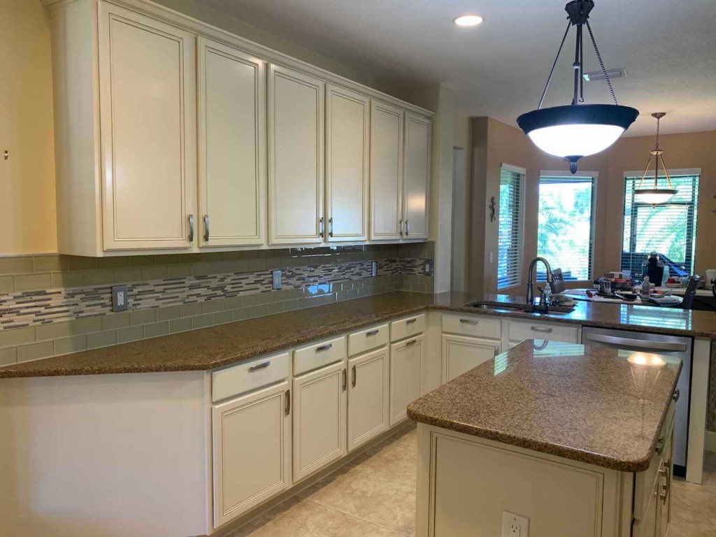 after cabinet painting in Vero Beach