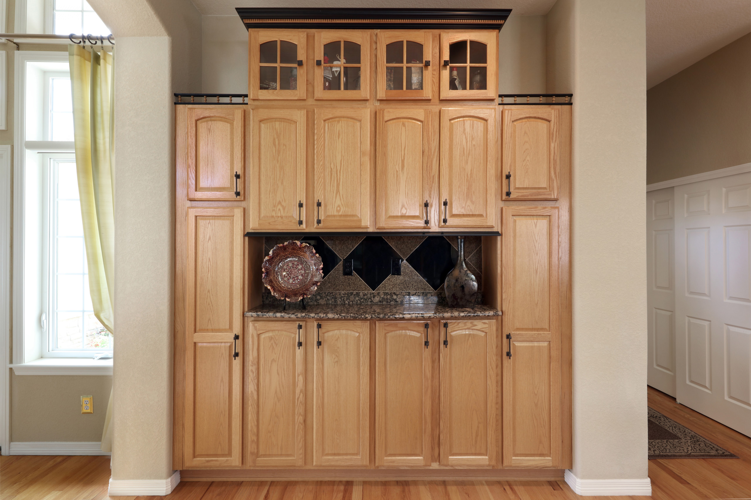 Before-cabinet refacing