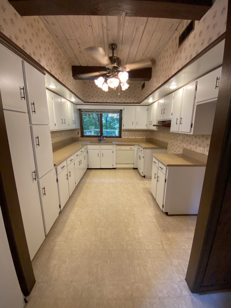 white colored cabinets