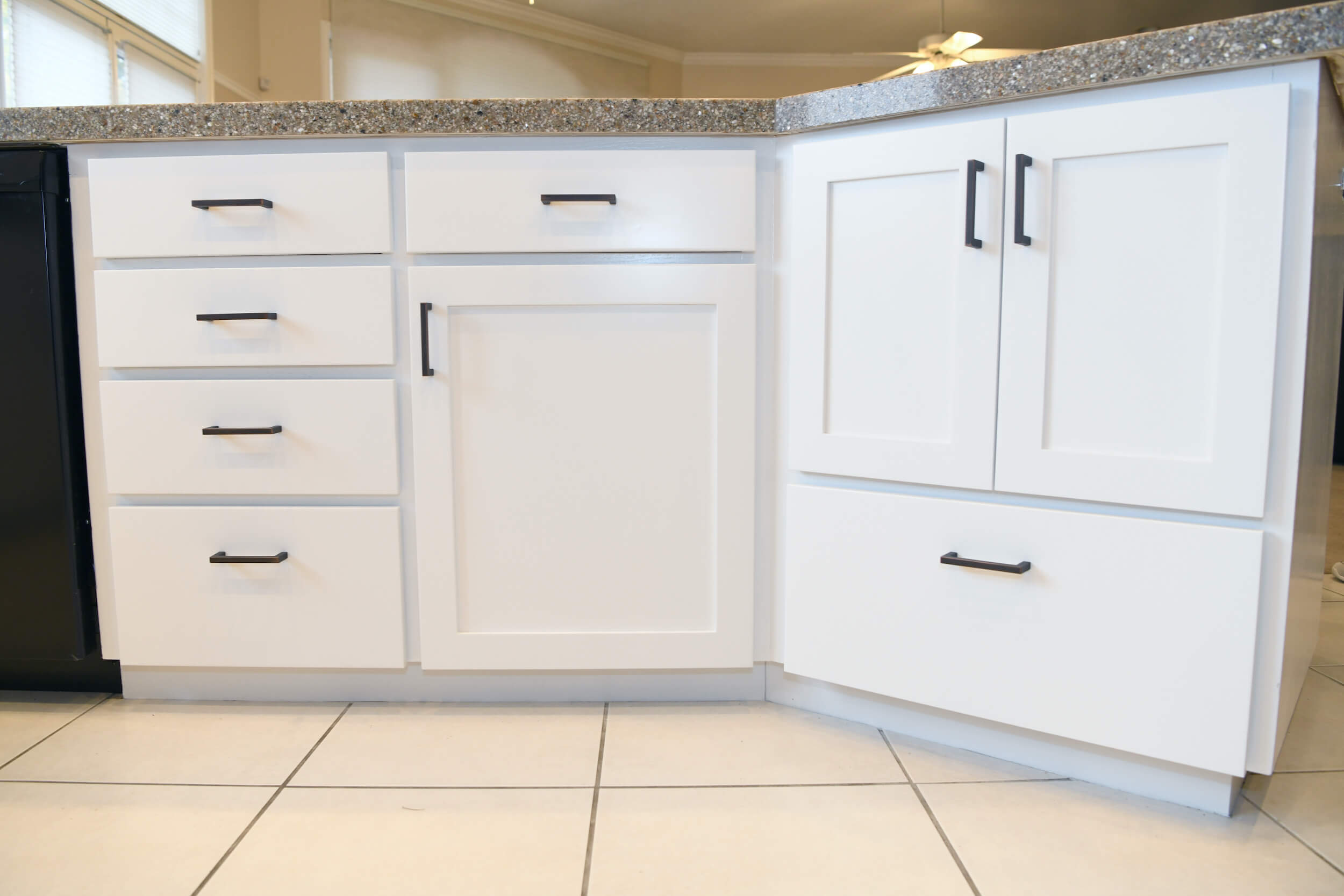 cabinet doors after refacing in Roanoke