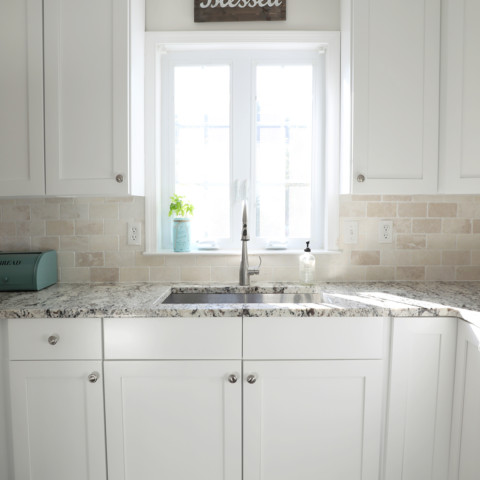 wood cabinets after refacing