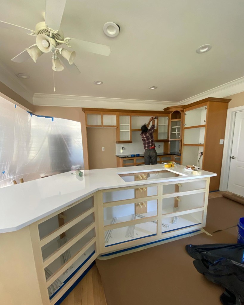 before cabinet refacing in Birmingham al