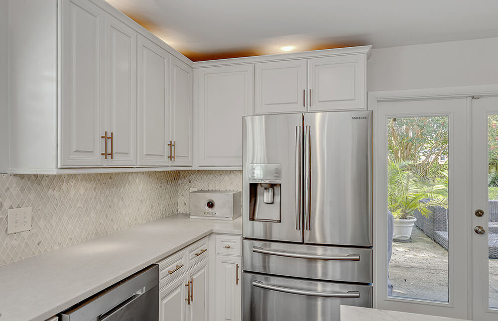 kitchen after cabinet refacing in columbia, sc