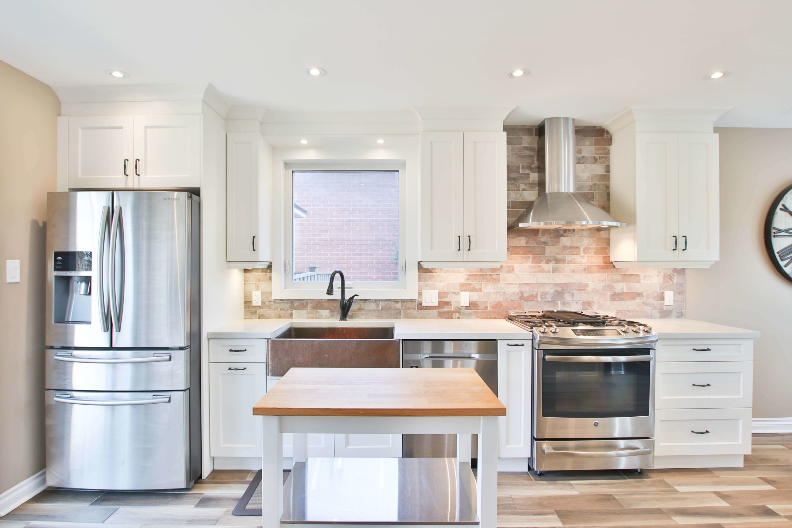 kitchen after cabinet refacing in portsmouth
