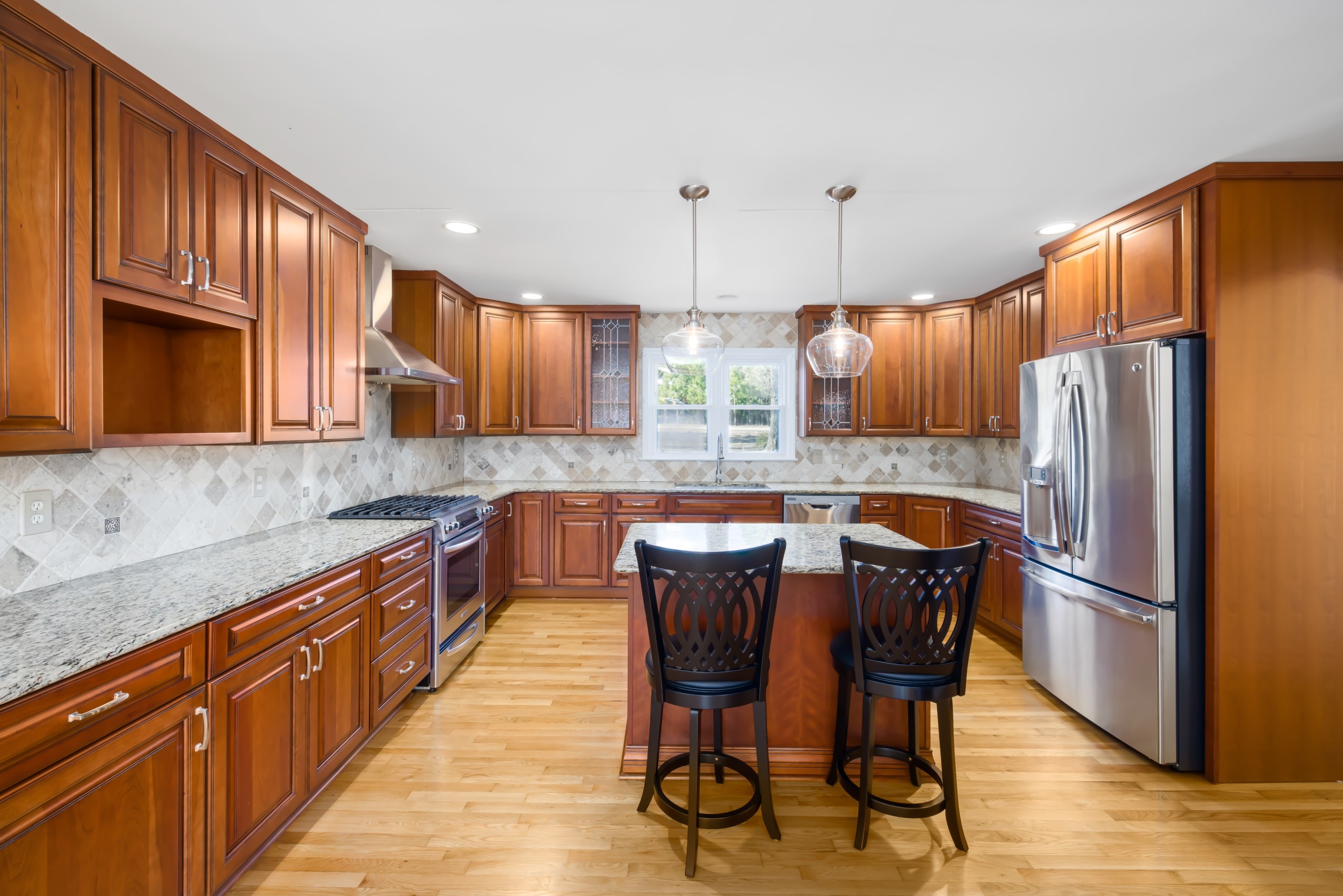 Natural Wood Cabinets