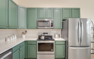 basil colored kitchen cabinets in solano county
