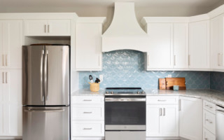 after cabinet refacing