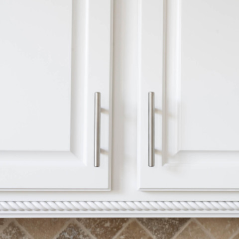 white painted cabinets from n-hance of southeast tennessee in kitchen