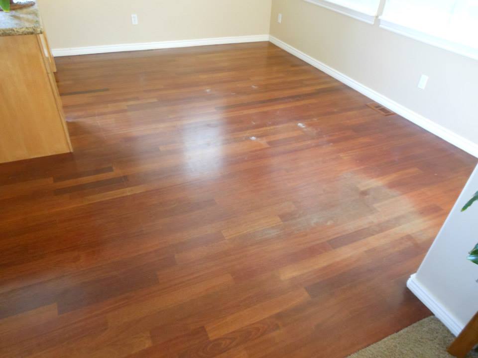 Before-Hammered Floor Renewal