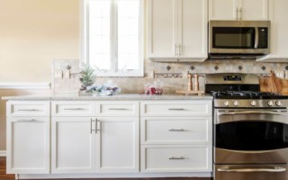 Transformed Kitchen Cabinets refinished by N-Hance Huntsman