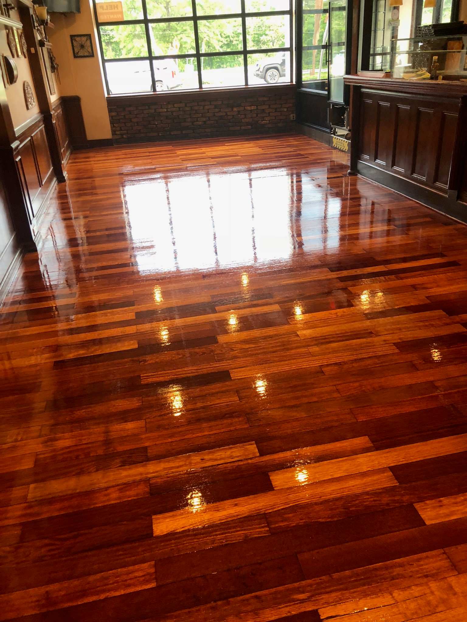 Hammered Floor Refinishing Gallery NHance Wood Refinishing of South Nassau