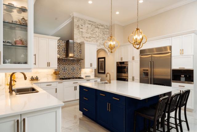 white kitchen cabinets in kaysville