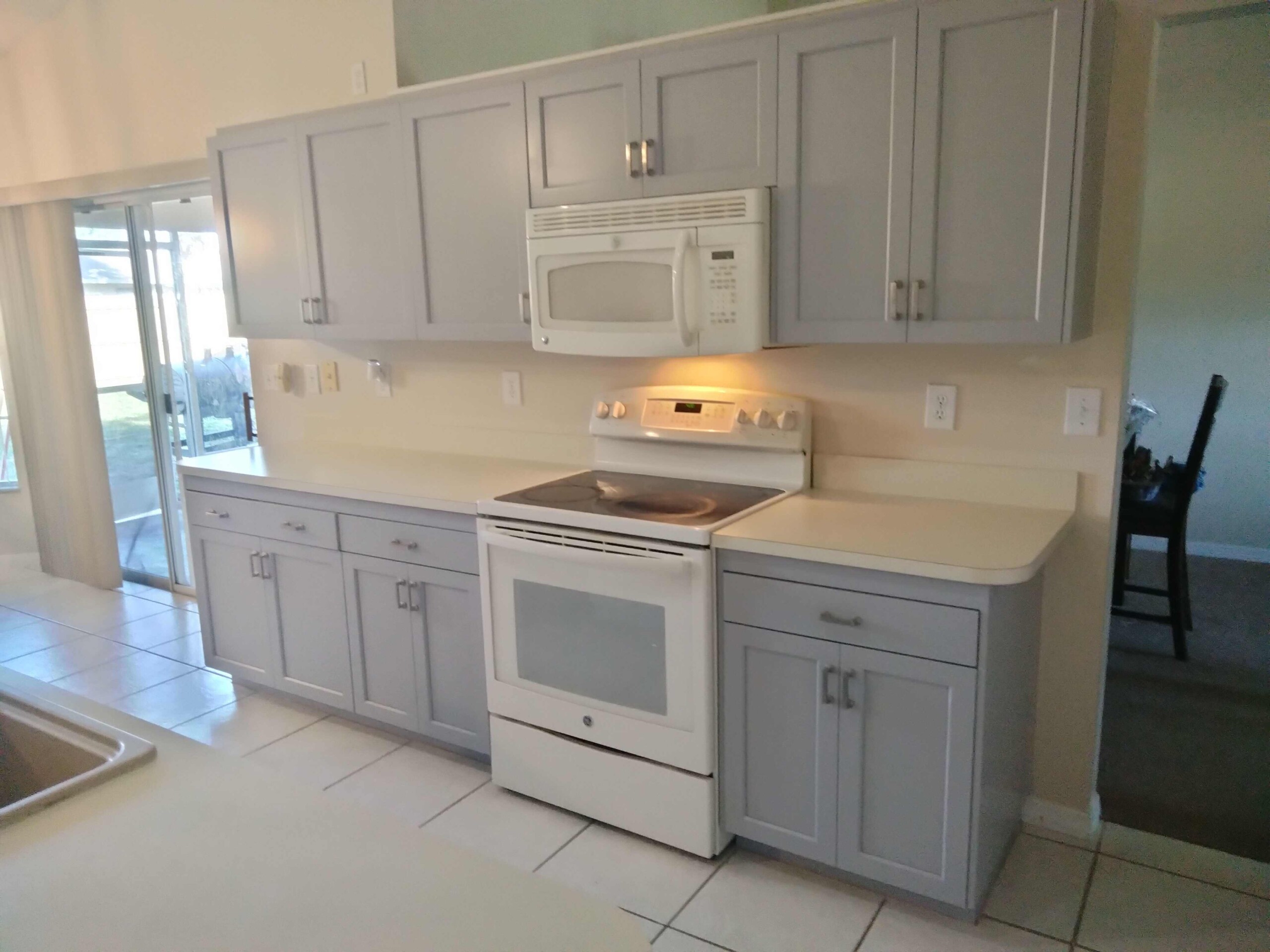 Beautiful White Kitchen Cabinet refacing in Moncks Creek SC
