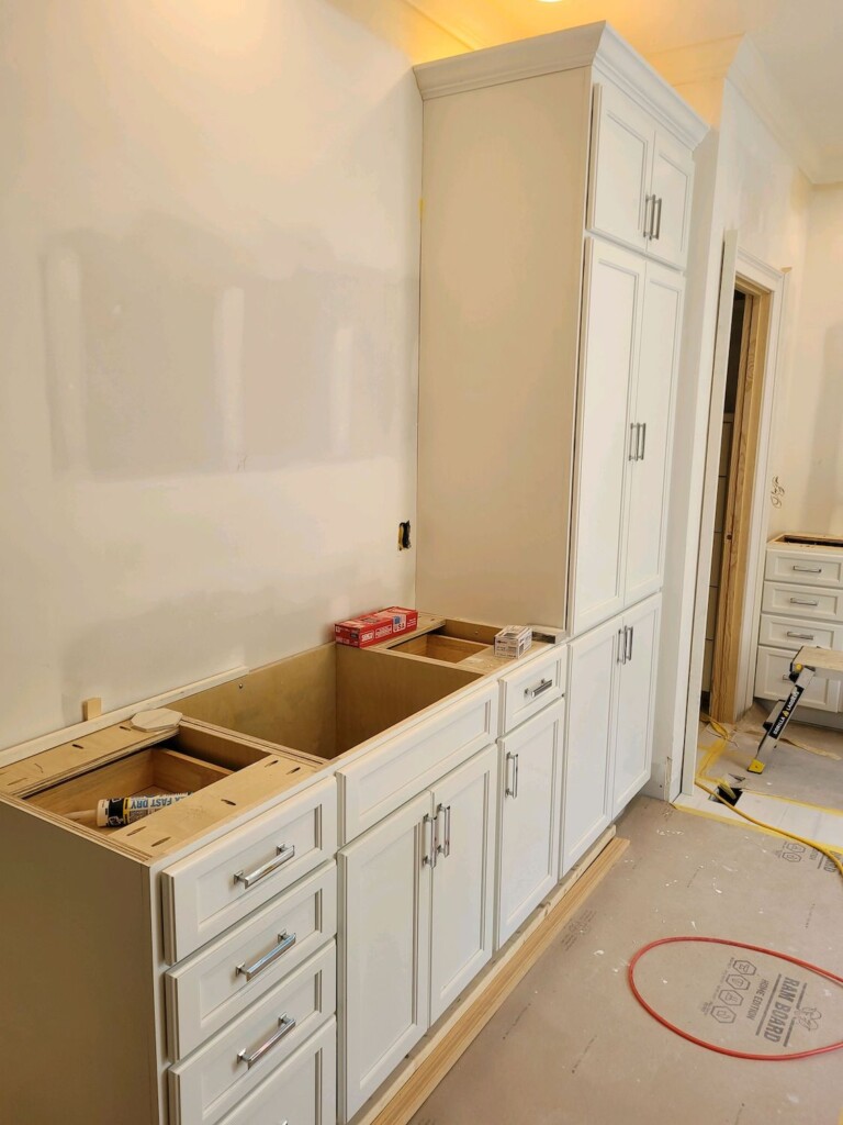 before cabinet remodeling