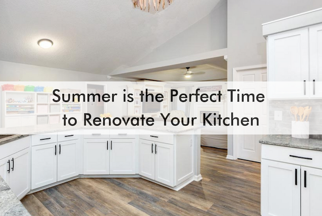 kitchen with text about kitchen renovation
