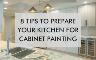 tips to prepare for cabinet painting