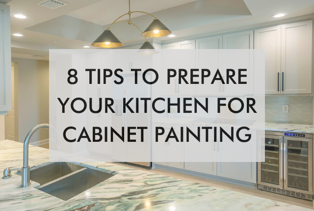tips to prepare for cabinet painting