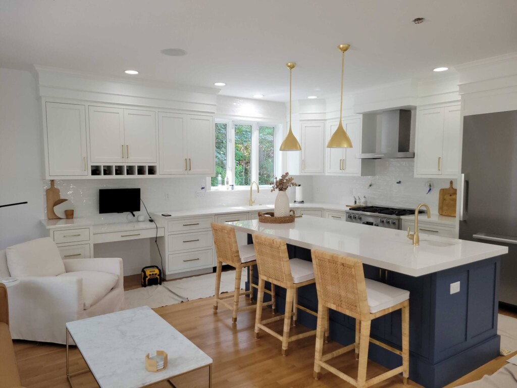after cabinet painting rockland ma