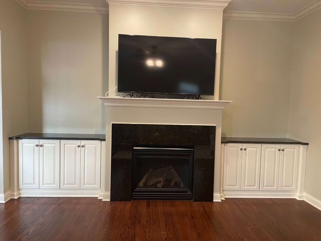 painting entertainment center