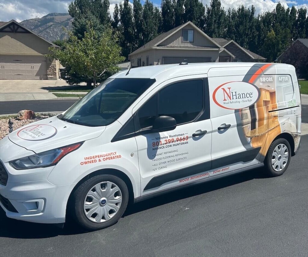 N-Hance of Huntsman cabinet refinishing van 