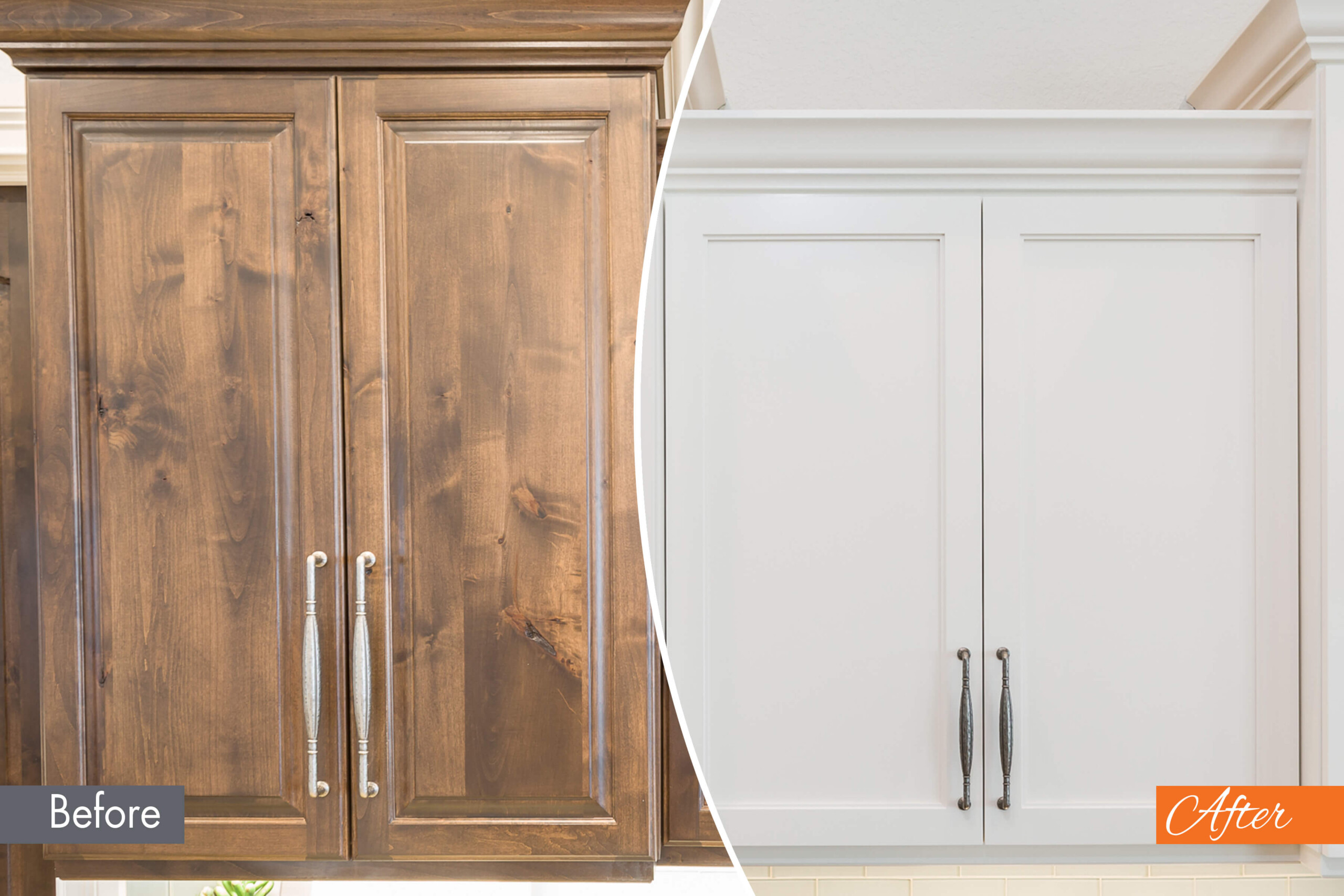 before and after cabinet refacing in Norwell