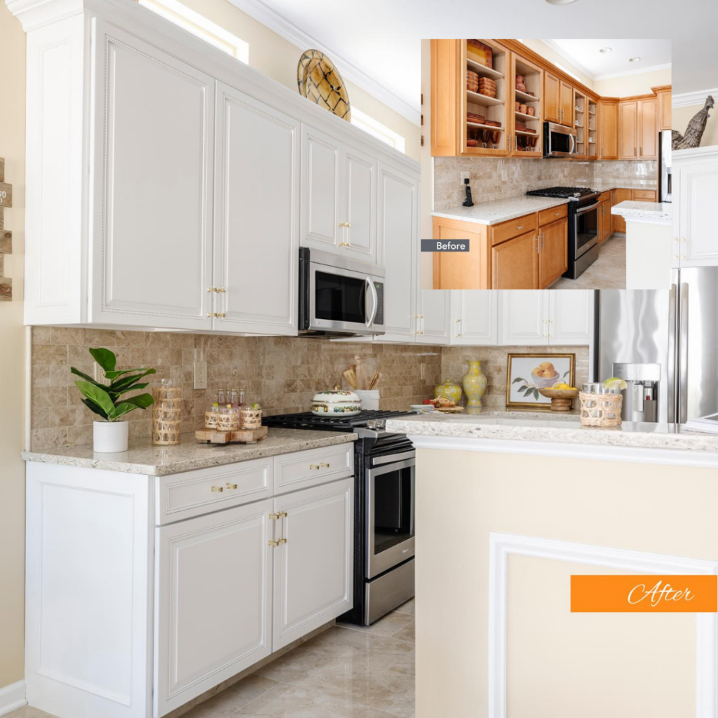 white painted cabinets in middleburg fl