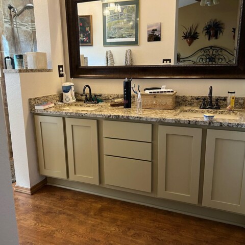 refaced bathroom cabinets by n-hance of north east tucson