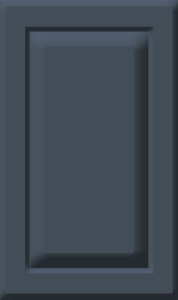 raised panel navy stone