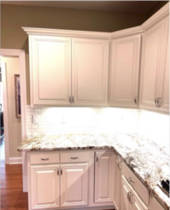 cabinets in a kitchen