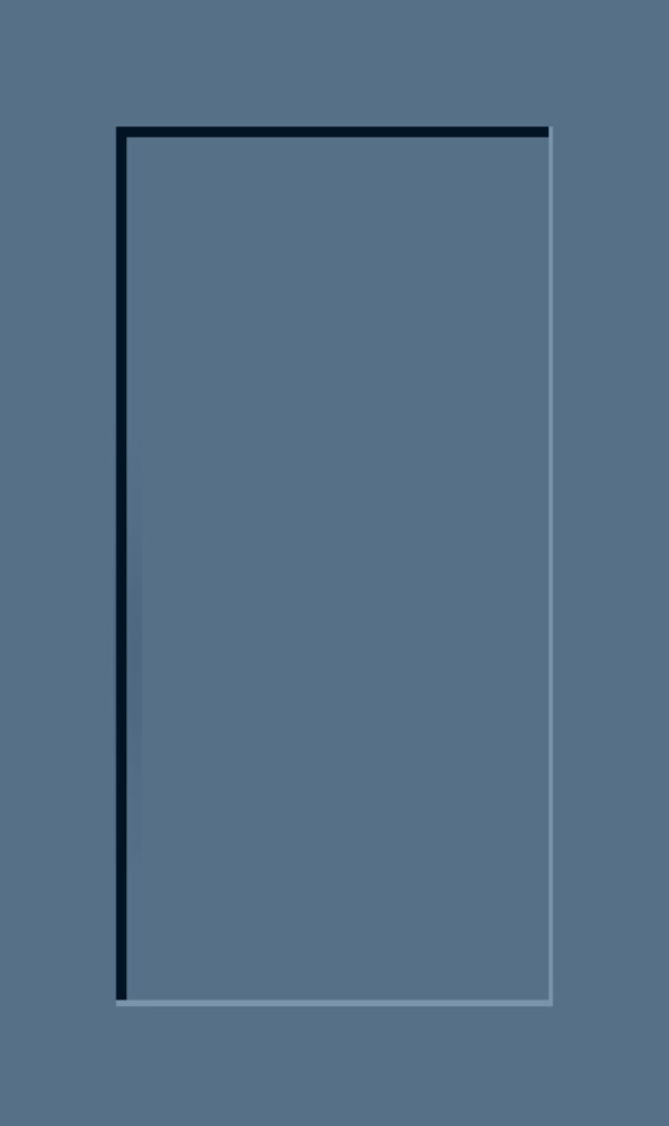 shaker cabinet door blue