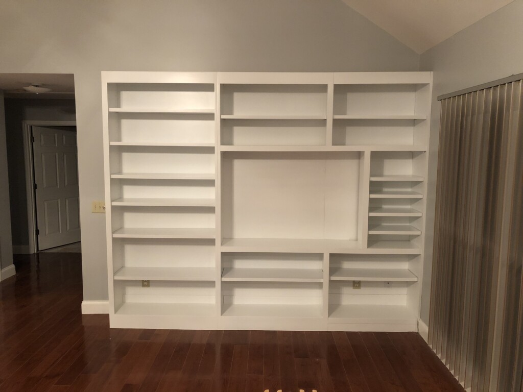 Bookshelf painting