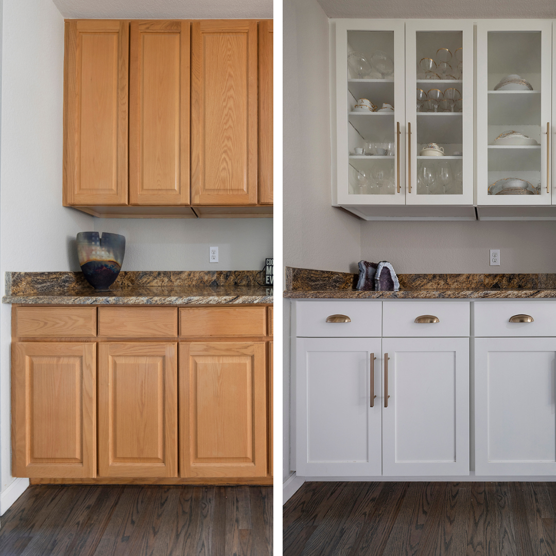 Before & After Cabinet Refacing Fairfield, CA
