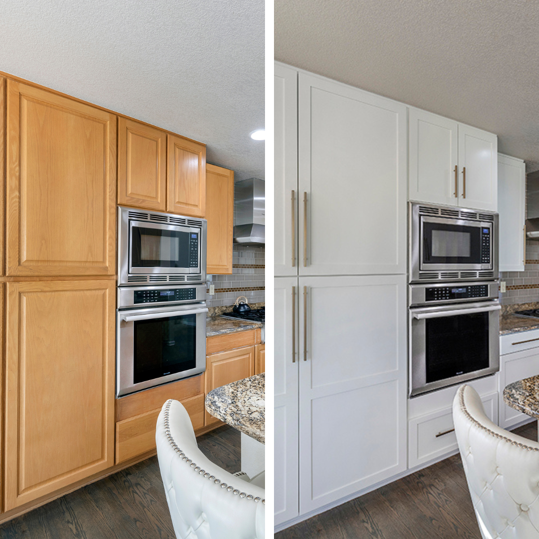 Before & After Cabinet Refacing Suisun City, CA