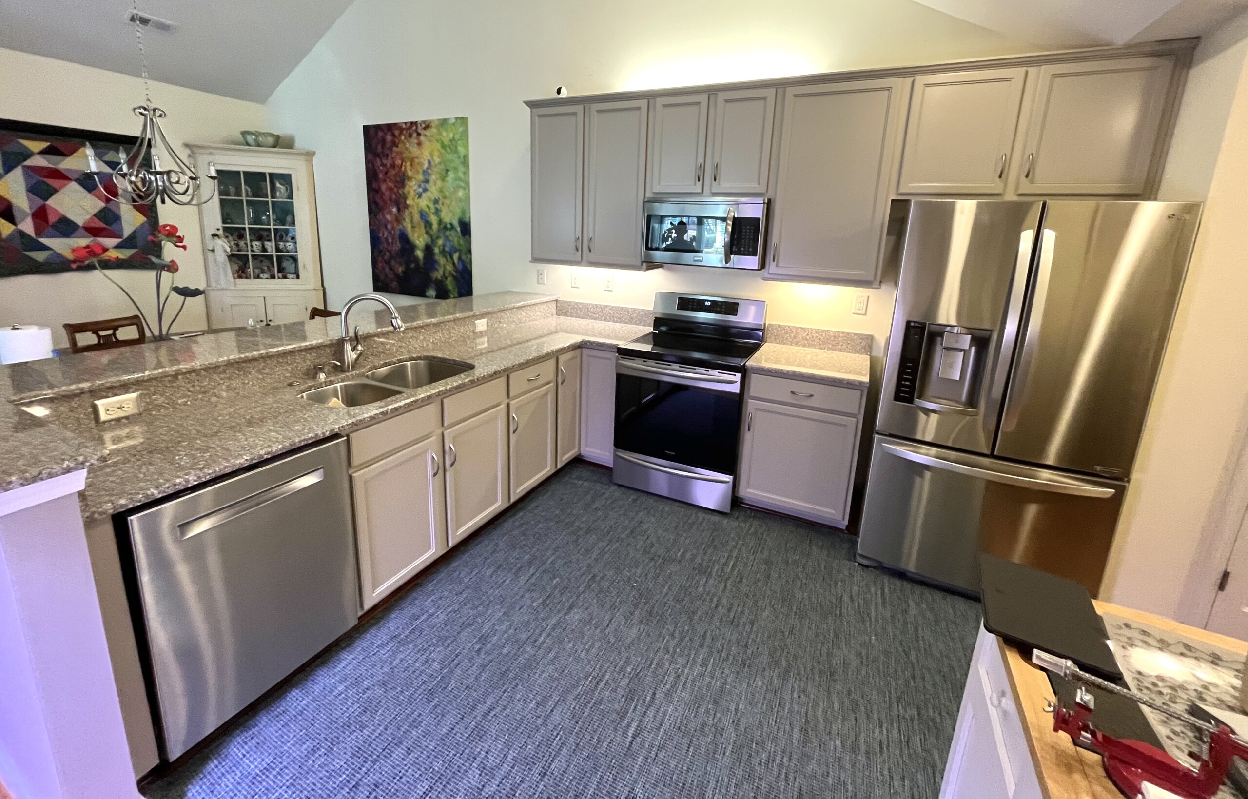 cabinets in a kitchen