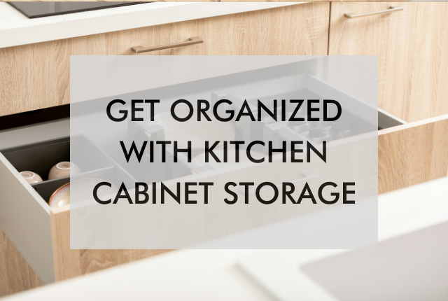 nhance kitchen cabinet storage