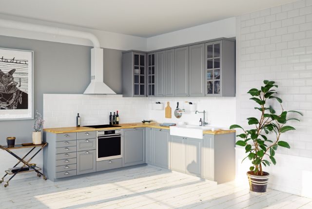 kitchen cabinet painting affected by natural light
