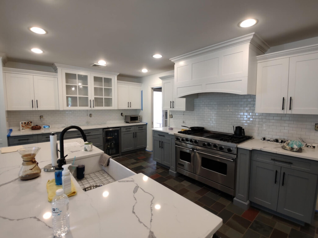 kitchen cabinet painting in andover