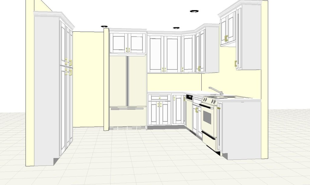 3D design of new kitchen concept with remodeling cabinets in basking ridge