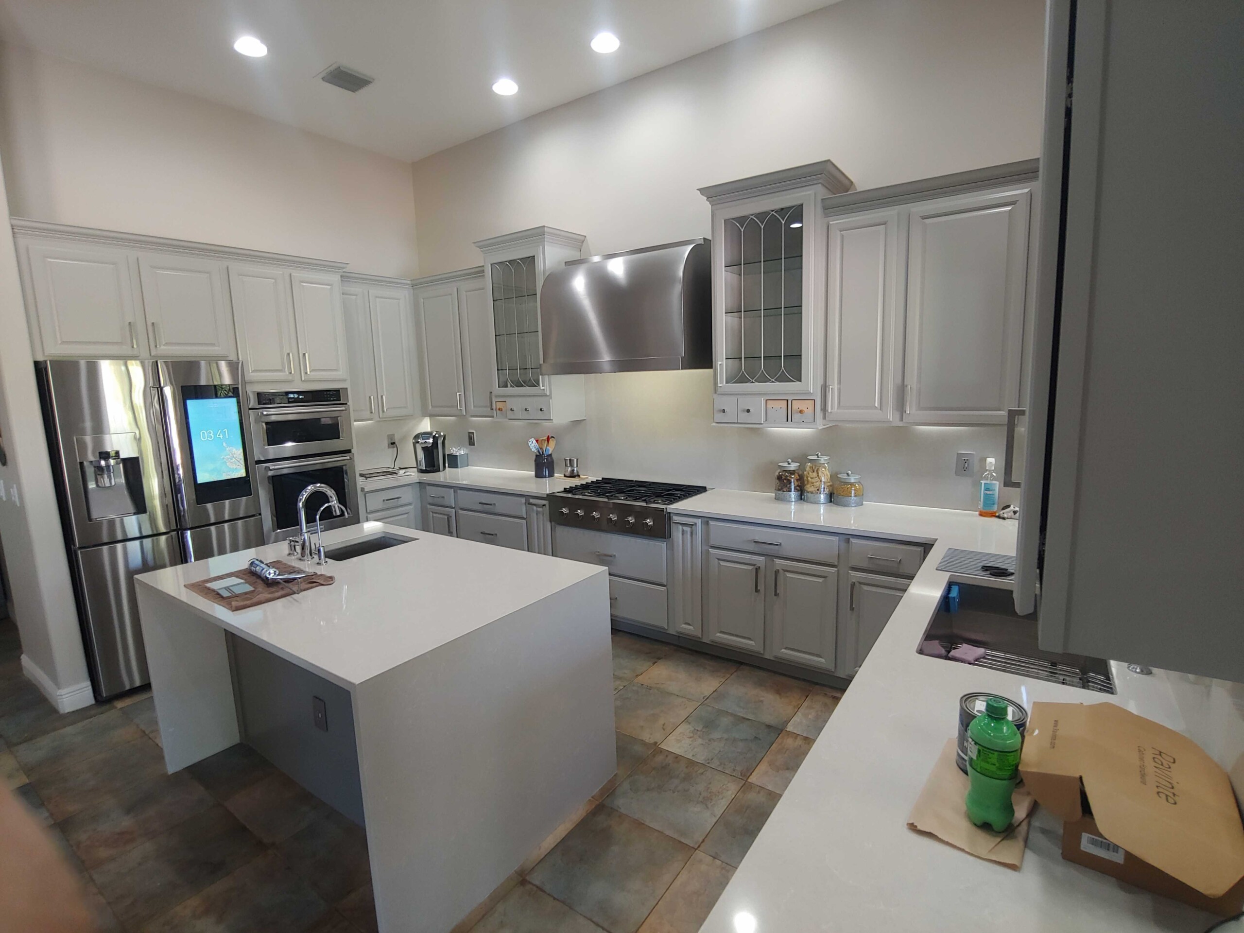 cabinet painting in lantana