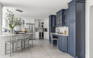 Winter Cape – Navy Stone 02 (1) after professional cabinet painting from N-Hance of Chicago