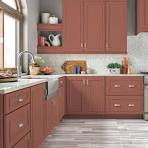 kitchen with terra cotta cabinets