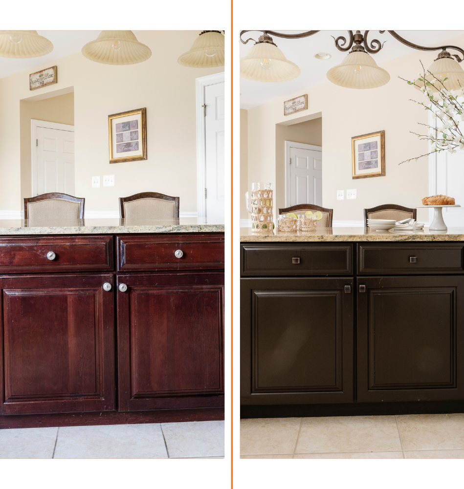 cabinet refinishing lake sherwood