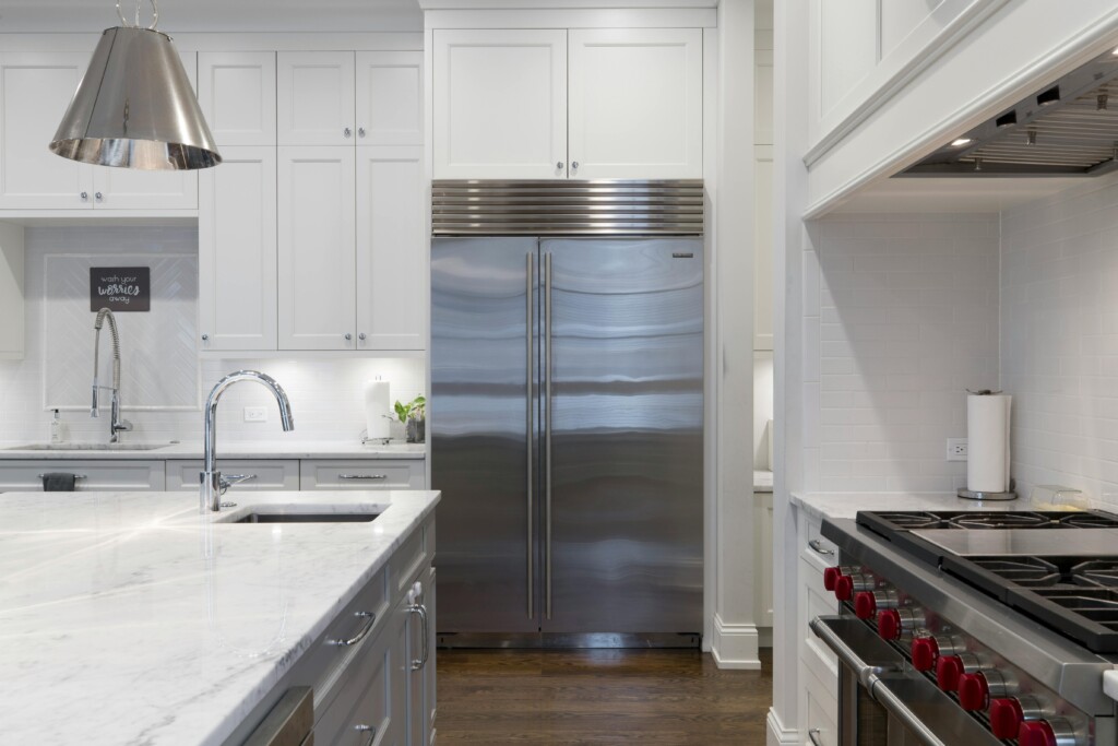 white cabinet painting