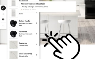 Example of NHance's new Cabinet Visualizer Tool's user interface