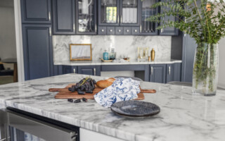 new navy stone kitchen cabinets in meridian, id