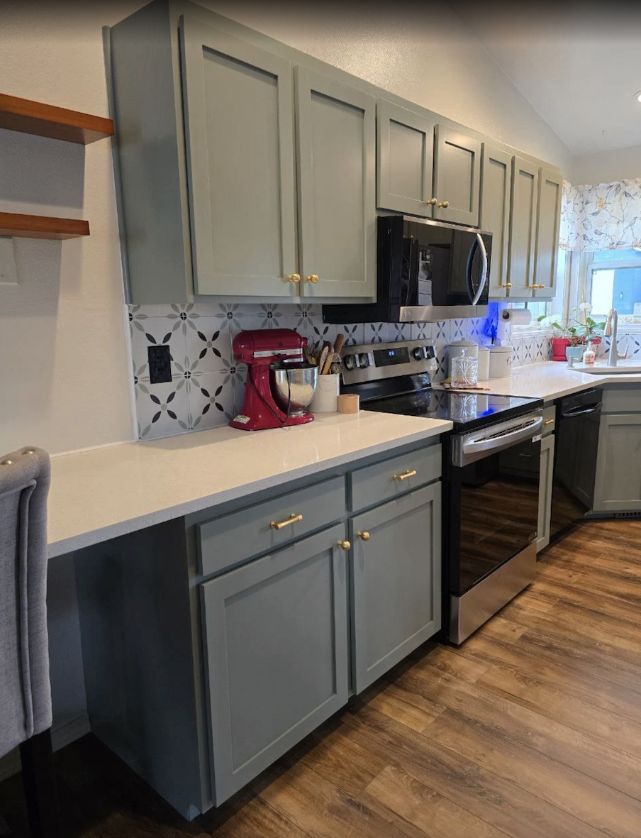 after a kitchen cabinet painting in eagle, id