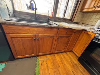refinished cabinets