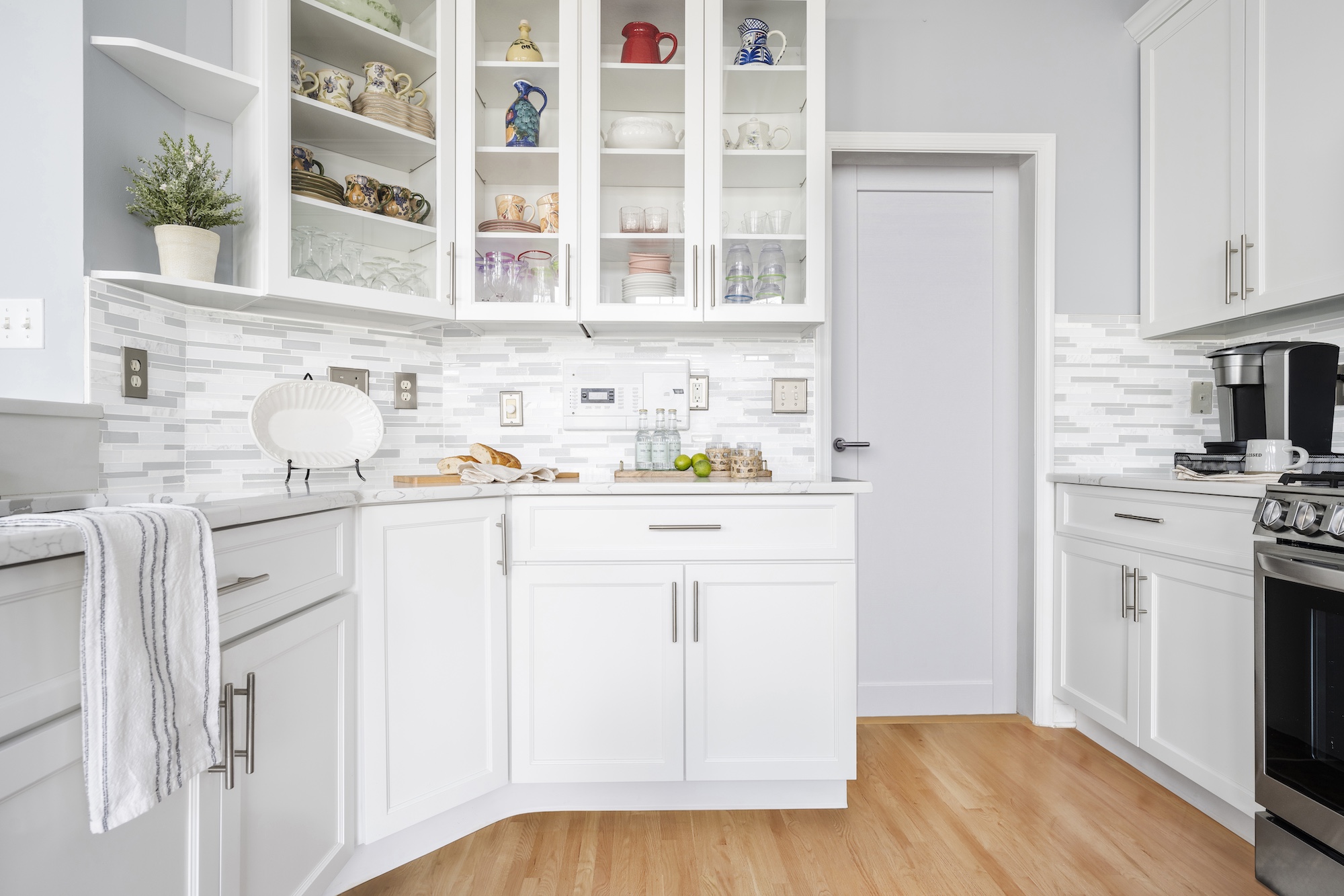 Beautiful White Kitchen white cabinet painting in sugar hill ga